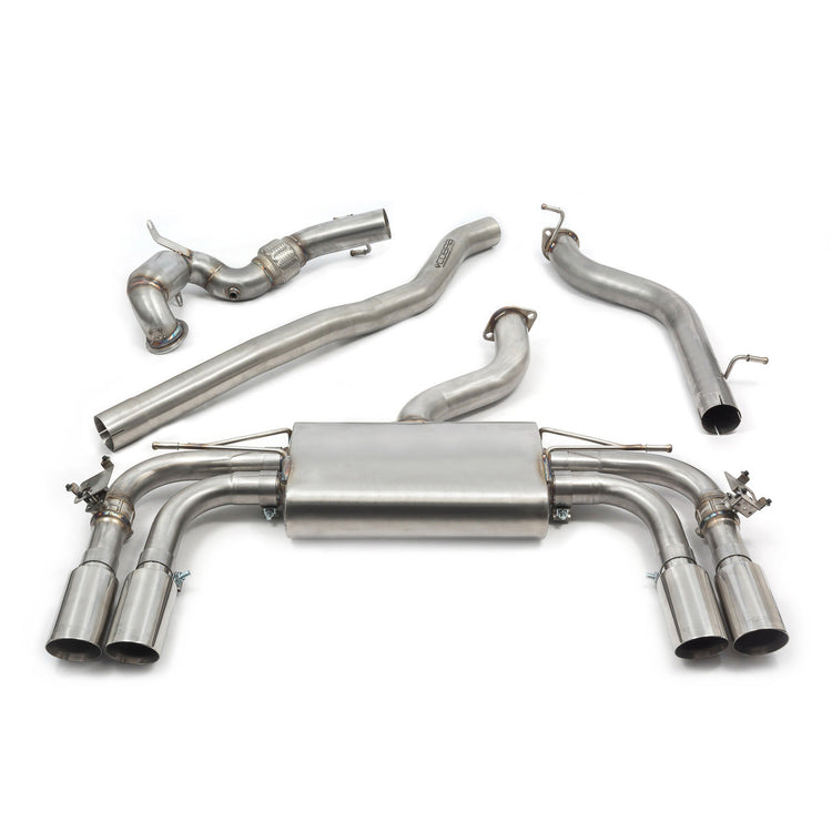 Cobra Sport Audi S3 (8V) Saloon (Valved) (13-18) Turbo Back Performance Exhaust - Wayside Performance 