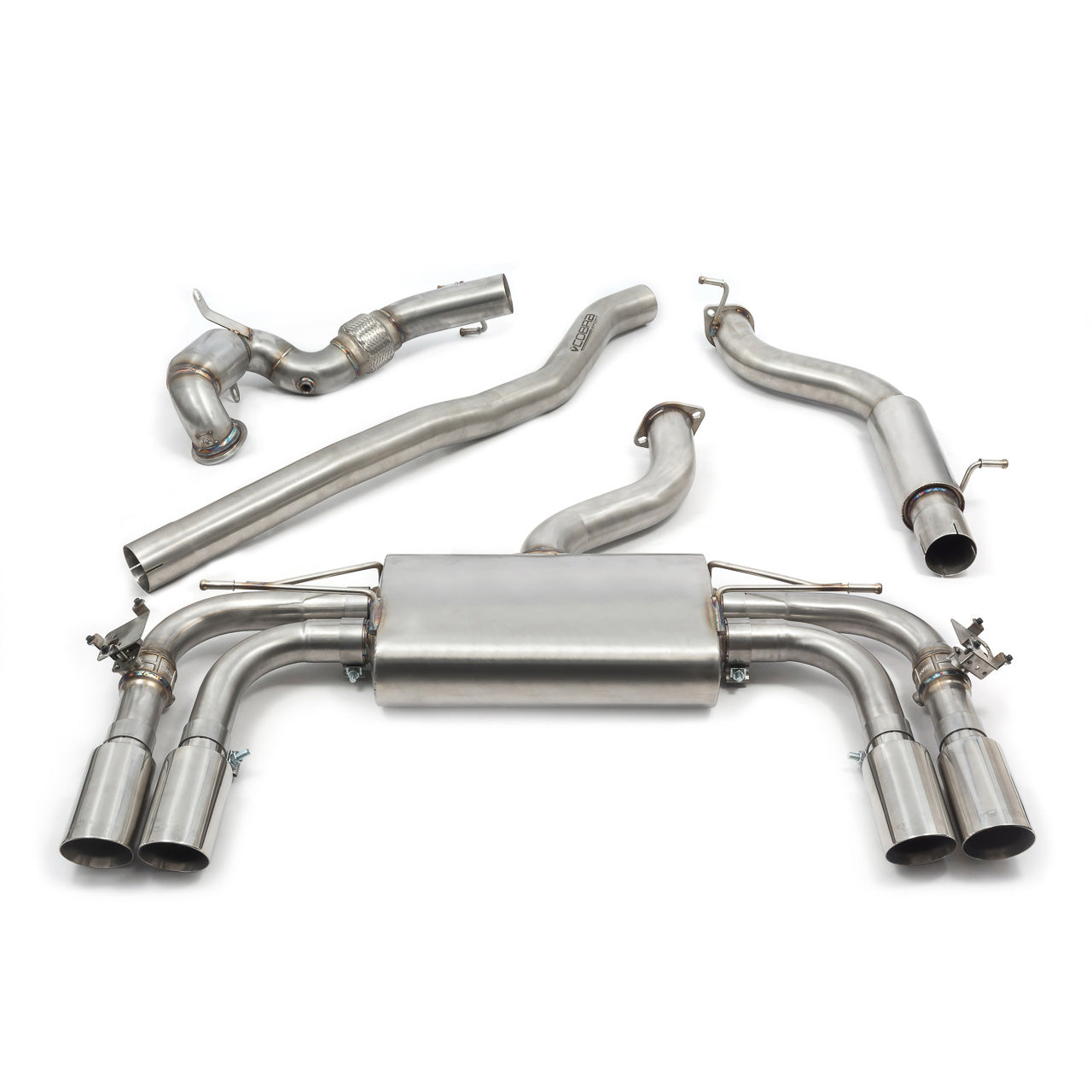 Cobra Sport Audi S3 (8V) 3 Door (Valved) (13-18) Turbo Back Performance Exhaust - Wayside Performance 