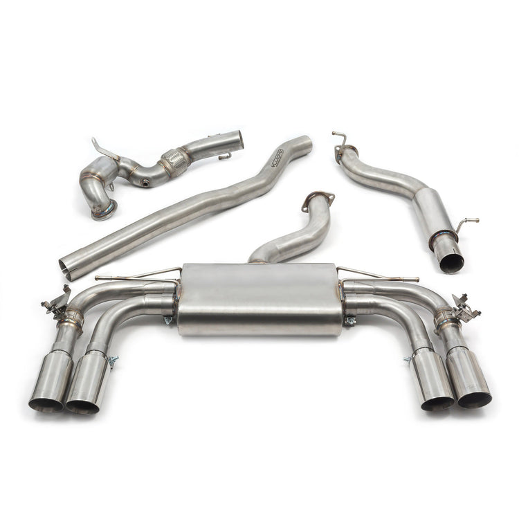 Cobra Sport Audi S3 (8V) Saloon (Valved) (13-18) Turbo Back Performance Exhaust - Wayside Performance 
