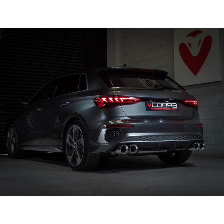 Cobra Sport Audi S3 (8Y) 5 door Sportback Race GPF Back Performance Exhaust - Wayside Performance 