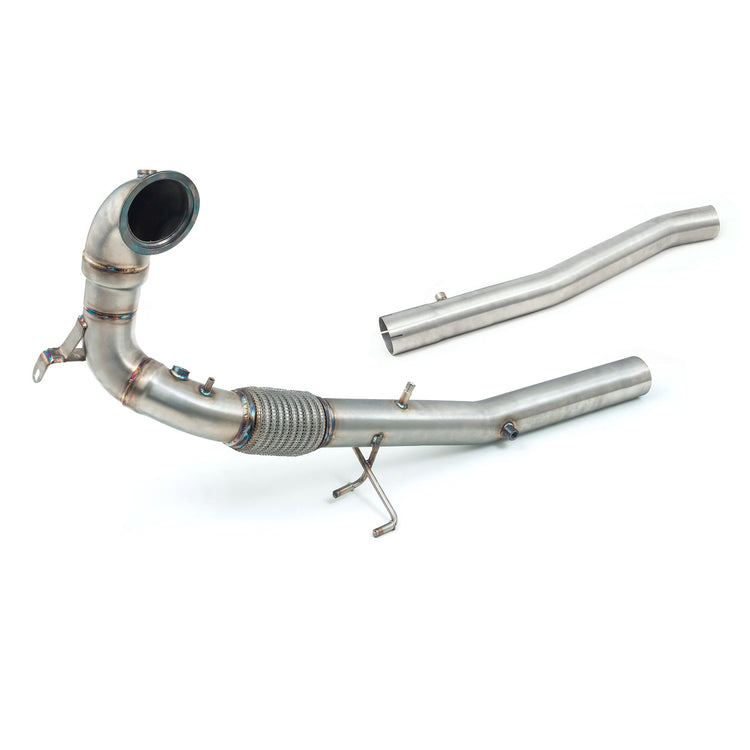 Cobra Sport Audi S3 (8Y) Saloon Front Downpipe Sports Cat / De-Cat Performance Exhaust - Wayside Performance 