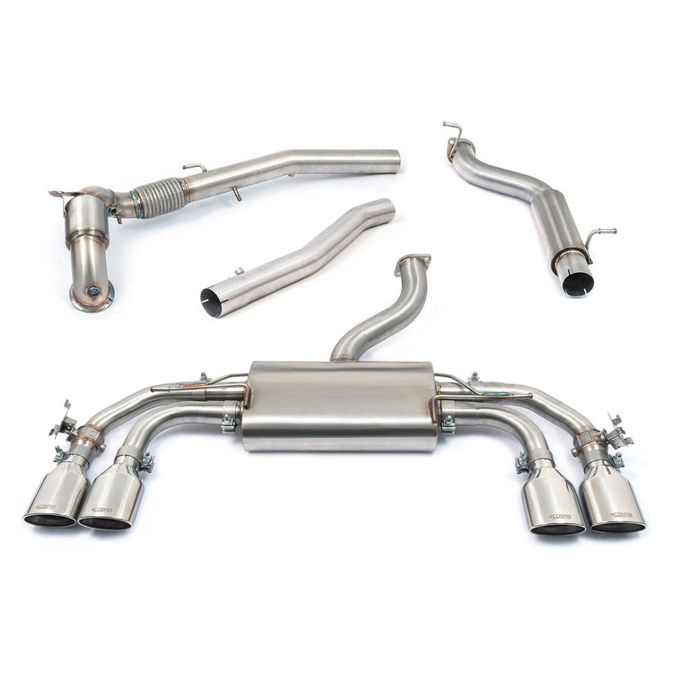 Cobra Sport Audi S3 (8Y) 5 door Sportback Valved Turbo Back Performance Exhaust - Wayside Performance 