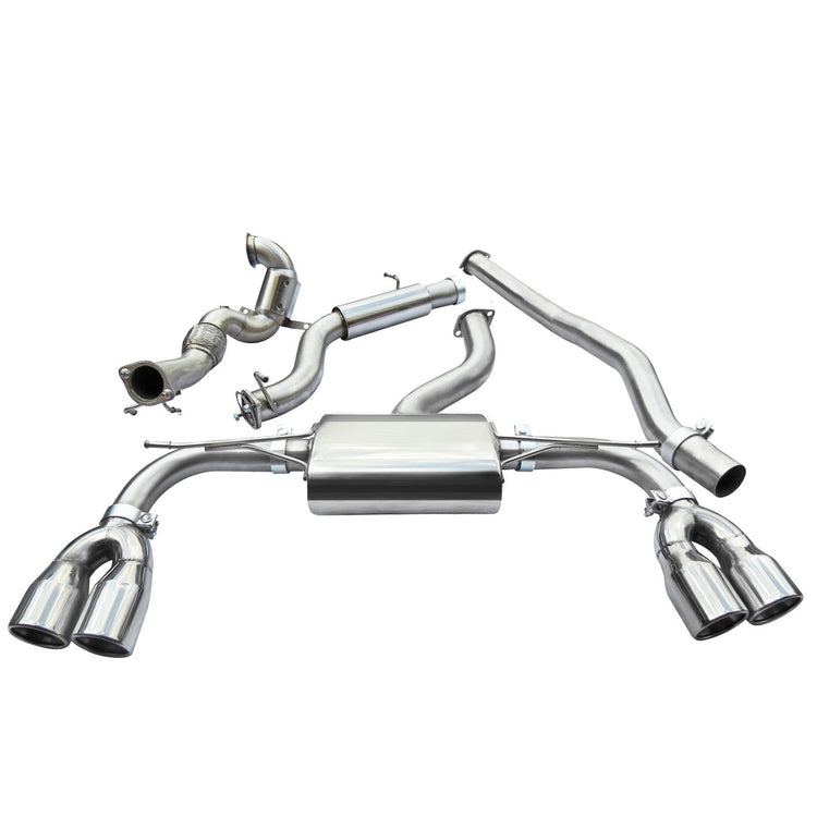 Cobra Sport Audi S3 (8V) Saloon (Non-Valved) (13-18) Turbo Back Performance Exhaust - Wayside Performance 