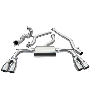 Cobra Sport Audi S3 (8V) Saloon (Non-Valved) (13-18) Turbo Back Performance Exhaust - Wayside Performance 
