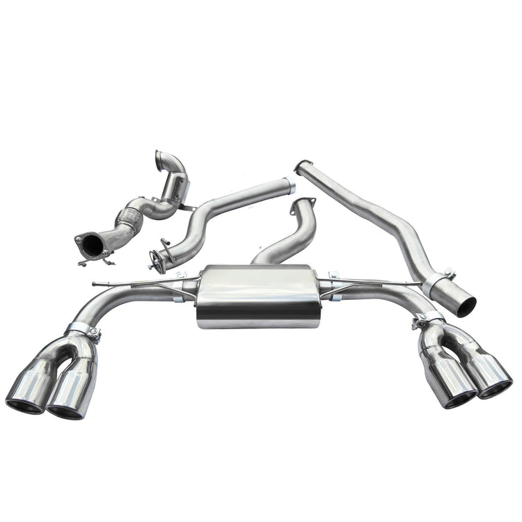 Cobra Sport Audi S3 (8V) Saloon (Non-Valved) (13-18) Turbo Back Performance Exhaust - Wayside Performance 