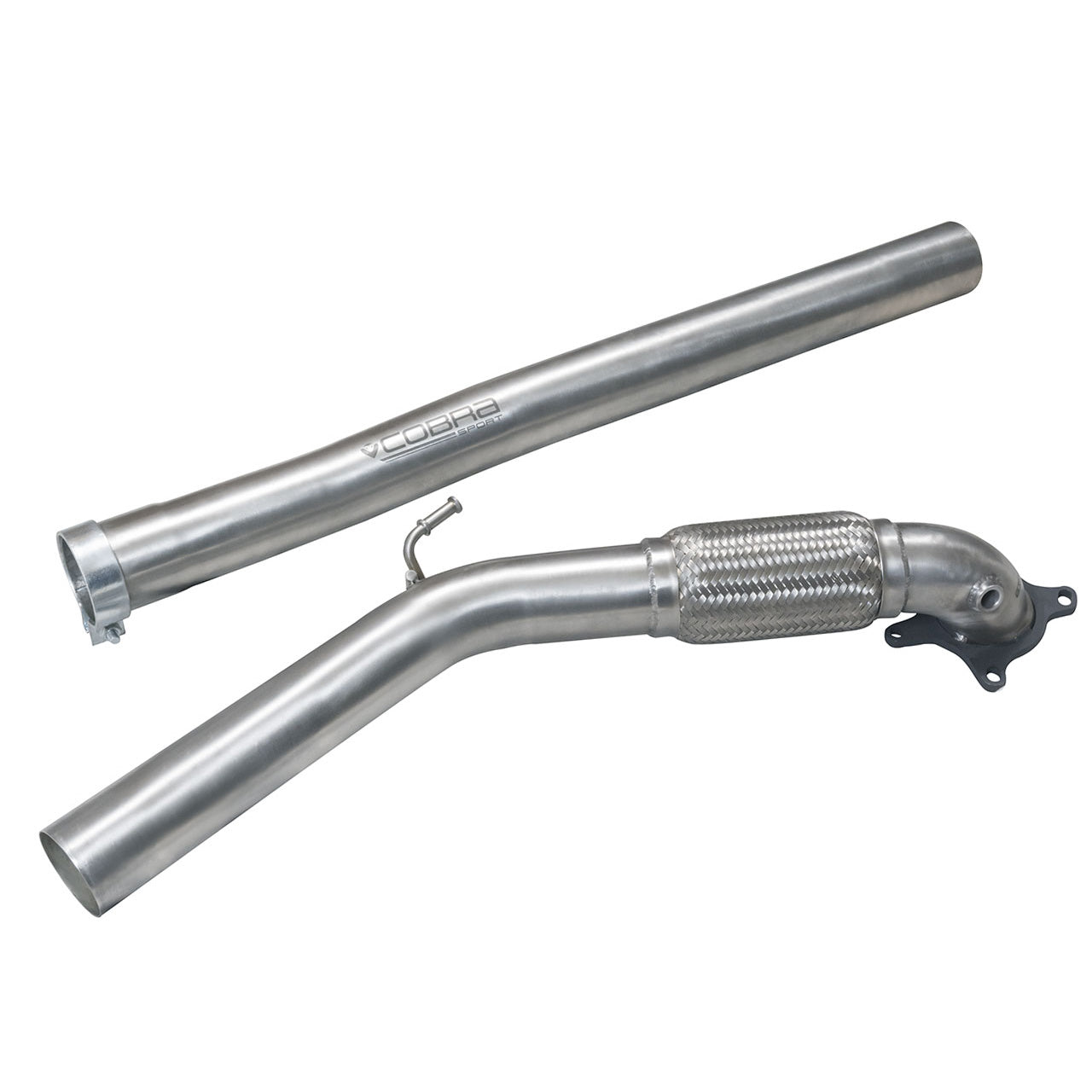 Cobra Sport Audi TT (Mk2) 1.8/2.0 TFSI (2WD) (2007-11) Front Downpipe Sports Cat / De-Cat Performance Exhaust - Wayside Performance 