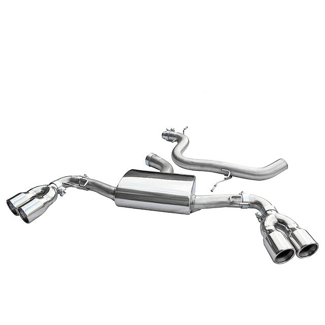 Cobra Sport Audi TT (Mk2) 1.8/2.0 TFSI (2WD) (2007-11) Cat Back Performance Exhaust - Wayside Performance 