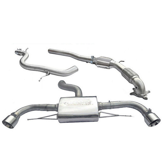 Cobra Sport Audi TT (Mk2) 1.8/2.0 TFSI (2WD) 2011-14 Dual Exit Turbo Back Performance Exhaust - Wayside Performance 