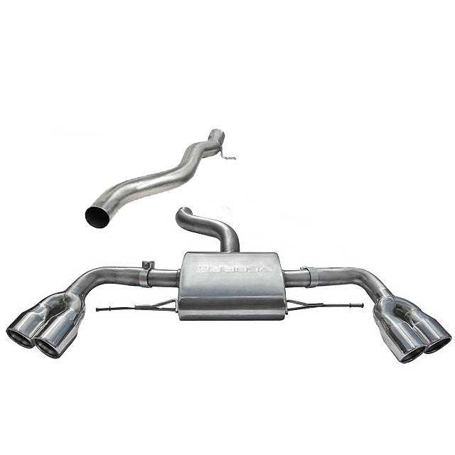 Cobra Sport Audi TTS (Mk2) Quattro Cat Back Performance Exhaust - Wayside Performance 