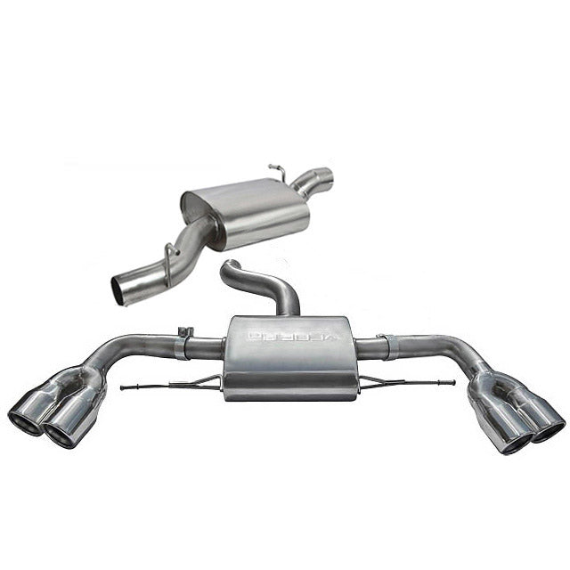 Cobra Sport Audi TTS (Mk2) Quattro Cat Back Performance Exhaust - Wayside Performance 