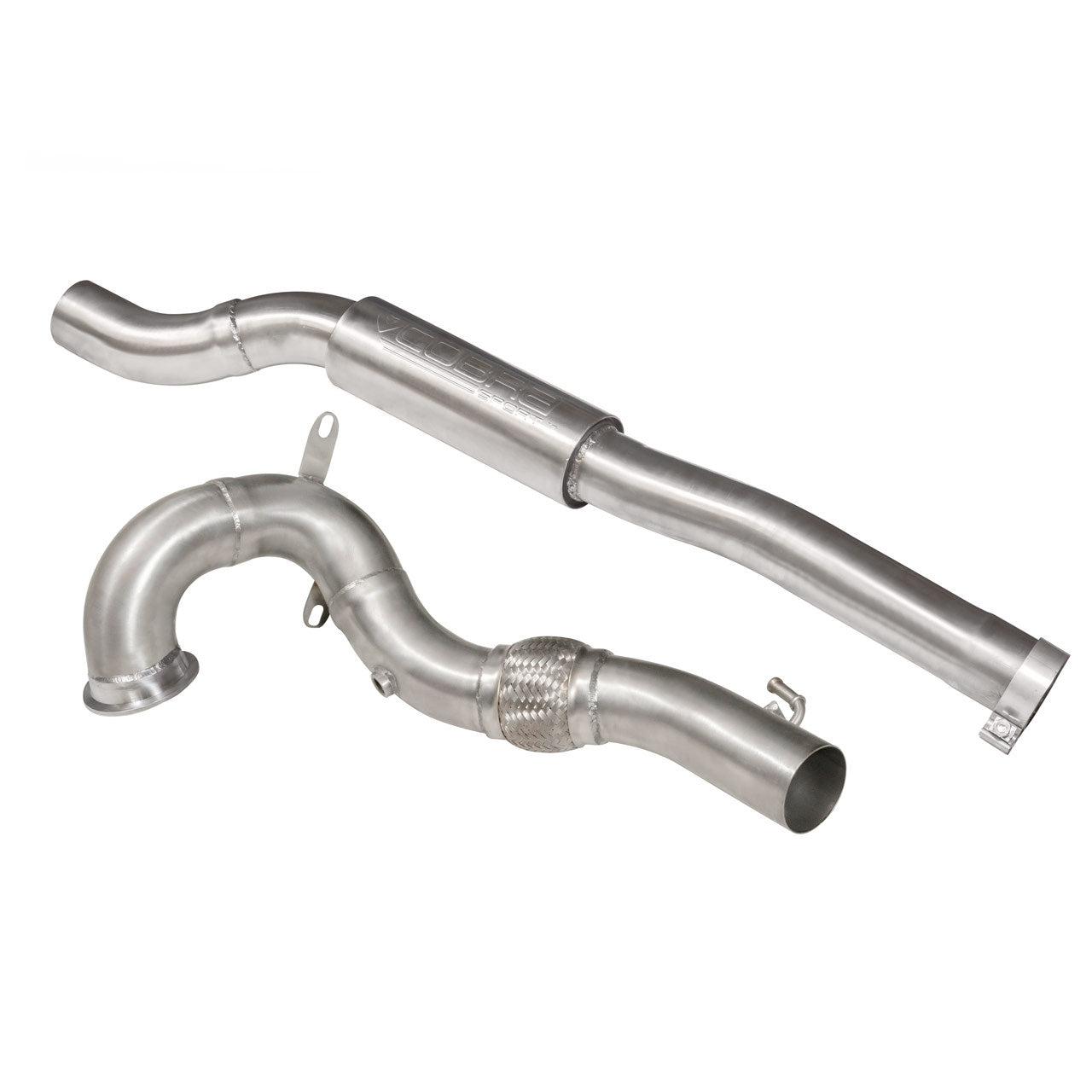 Cobra Sport Audi TTS (Mk3) 2.0 TFSI Front Downpipe Sports Cat / De-Cat Performance Exhaust - Wayside Performance 