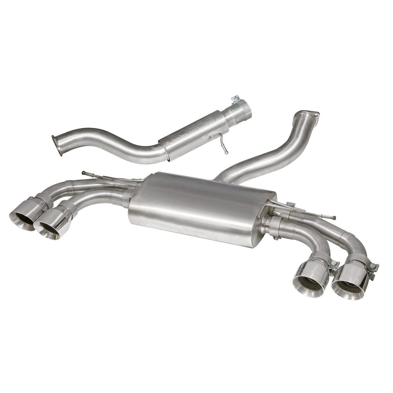 Cobra Sport Audi TTS (Mk3) 2.0 TFSI Cat Back Performance Exhaust - Wayside Performance 