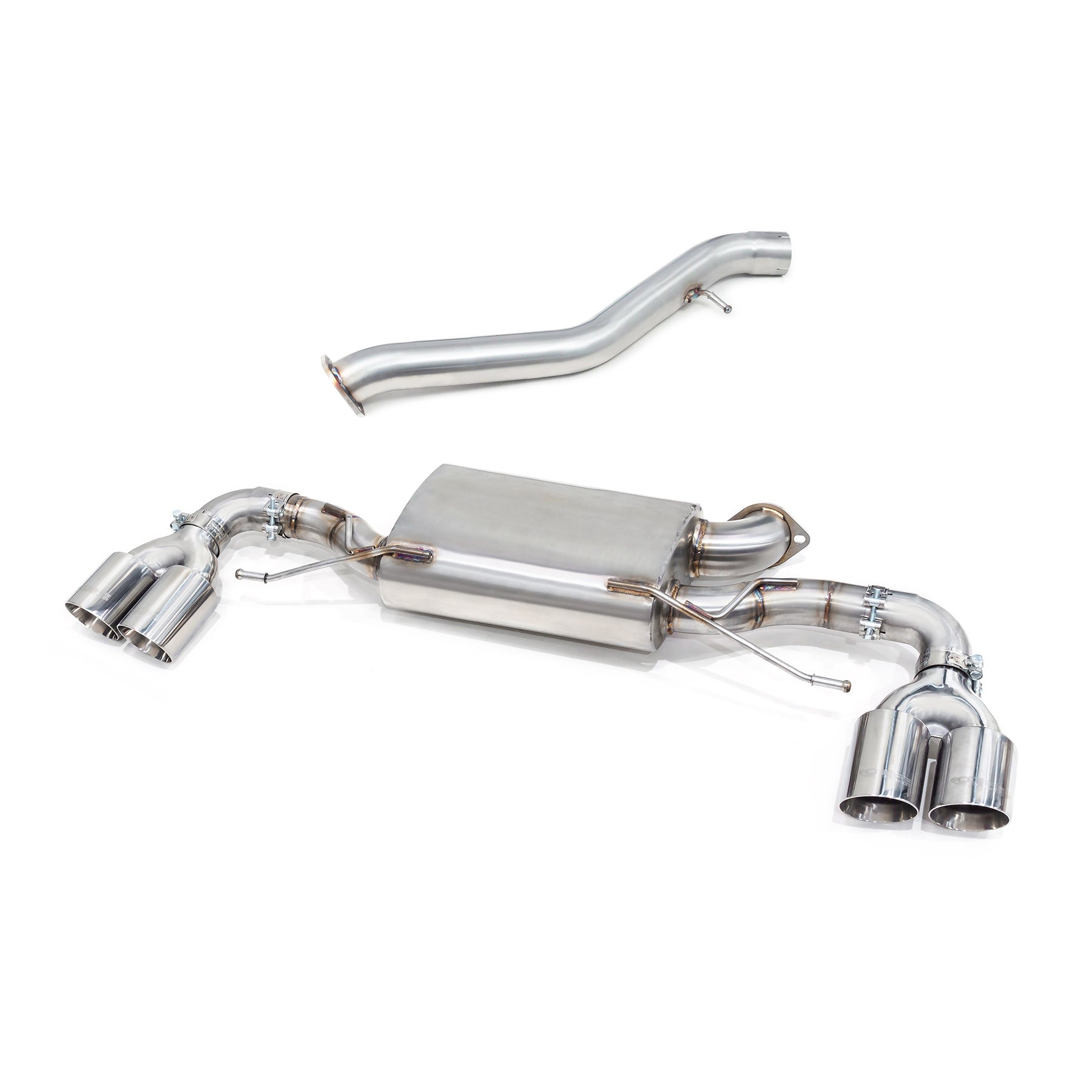 Cobra Sport BMW 330i Touring (G21) (19>) Non-Valved Quad Exit M3 Style Performance Exhaust - Wayside Performance 
