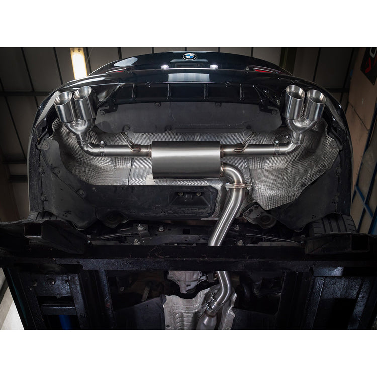 Cobra Sport BMW 320i (G20) (19>) Non-Valved Quad Exit M3 Style Performance Exhaust - Wayside Performance 