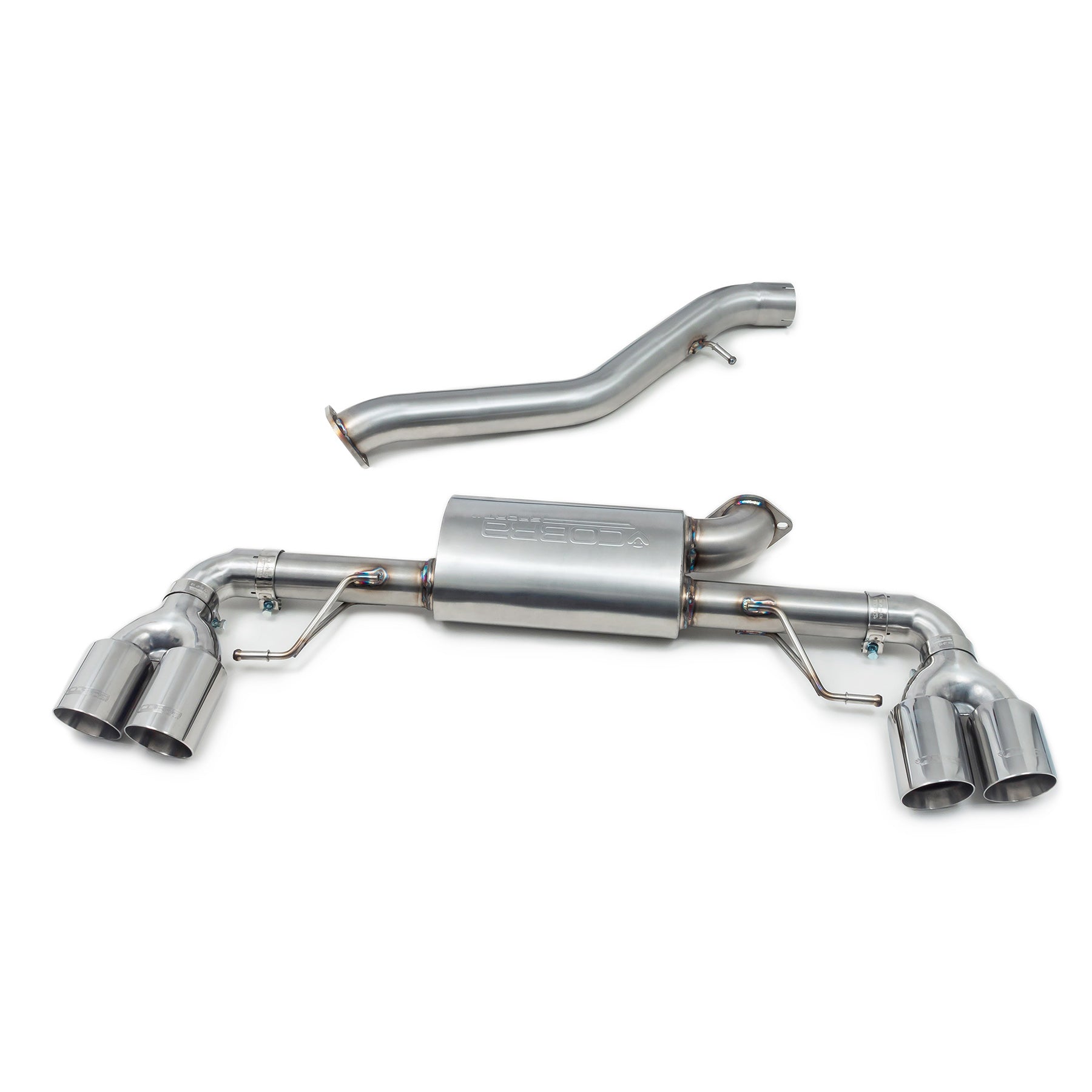 Cobra Sport BMW 330i Touring (G21) (19>) Non-Valved Quad Exit M3 Style Performance Exhaust - Wayside Performance 