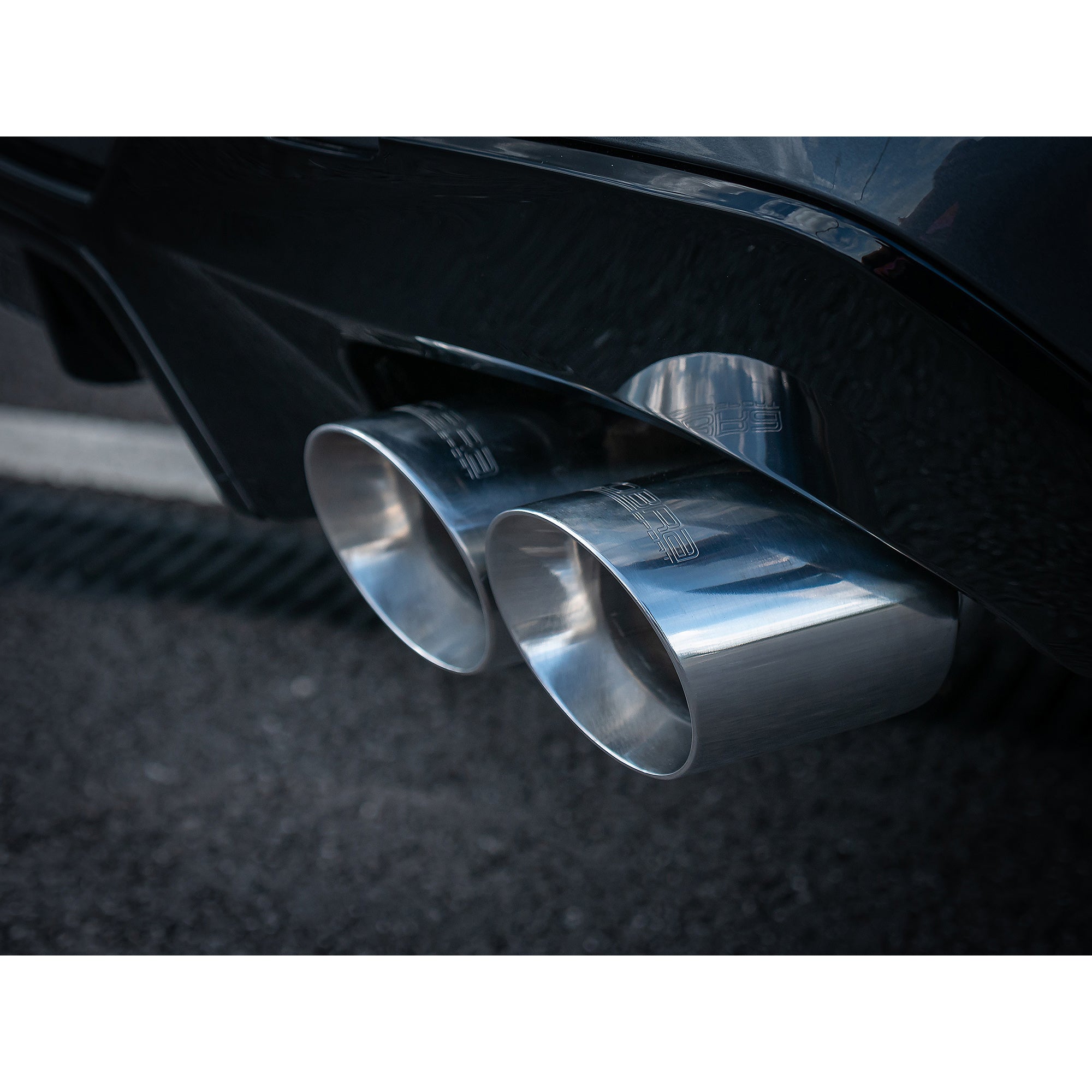 BMW 330e (G20) (19>) Valved Quad Exit Rear Axle Back M3 Style Performance Exhaust - Wayside Performance 
