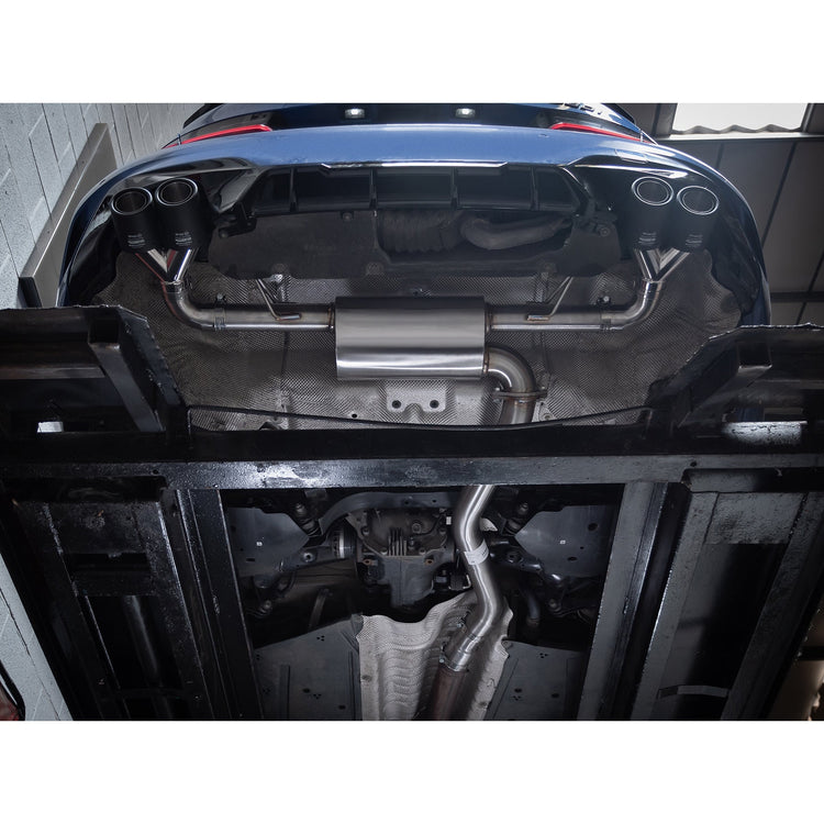 Cobra Sport BMW 330i Touring (G21) (19>) Non-Valved Quad Exit M3 Style Performance Exhaust - Wayside Performance 