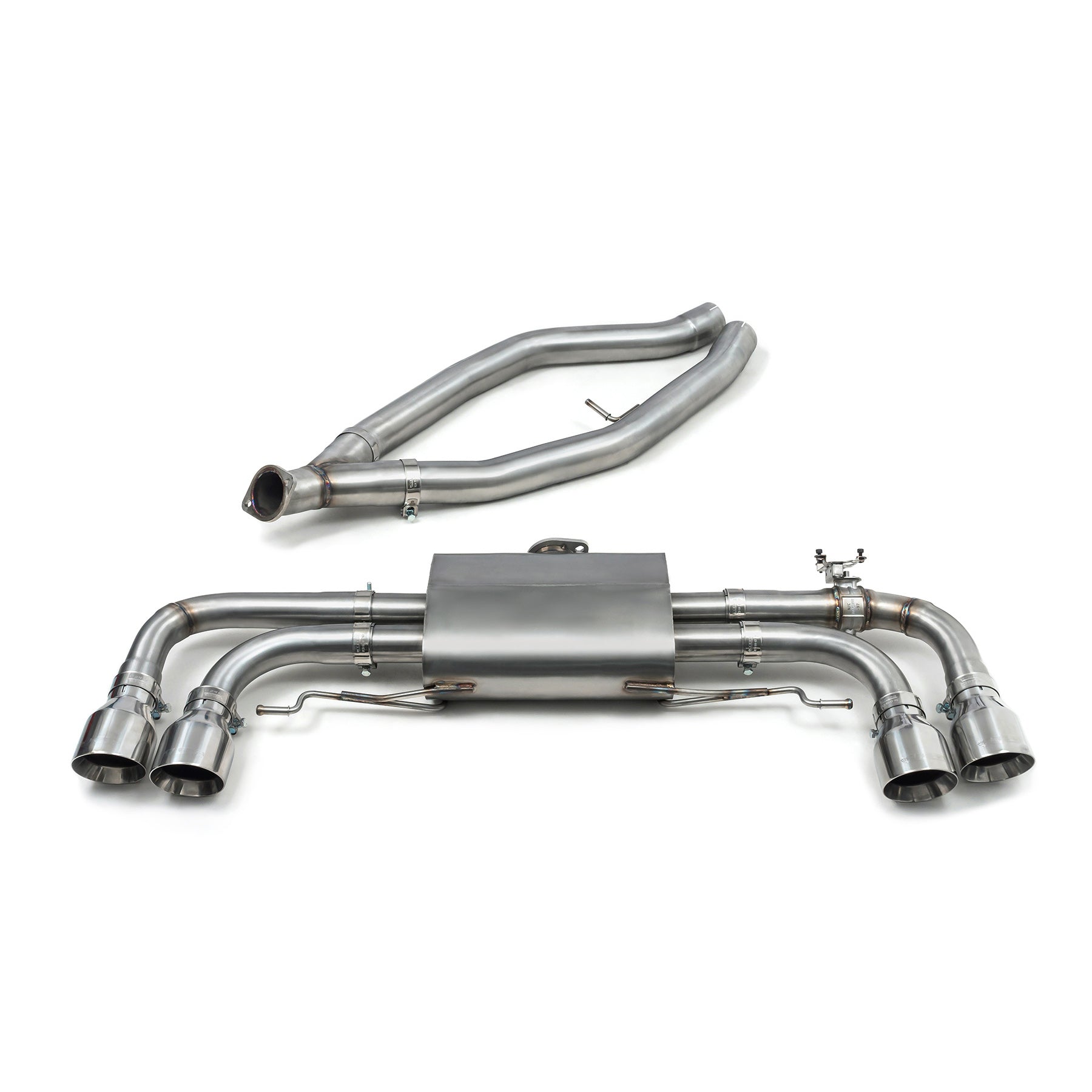 Cobra Sport BMW M440i (G22/G23) (22>) Valved Quad Exit GPF/PPF Back Performance Exhaust - Wayside Performance 