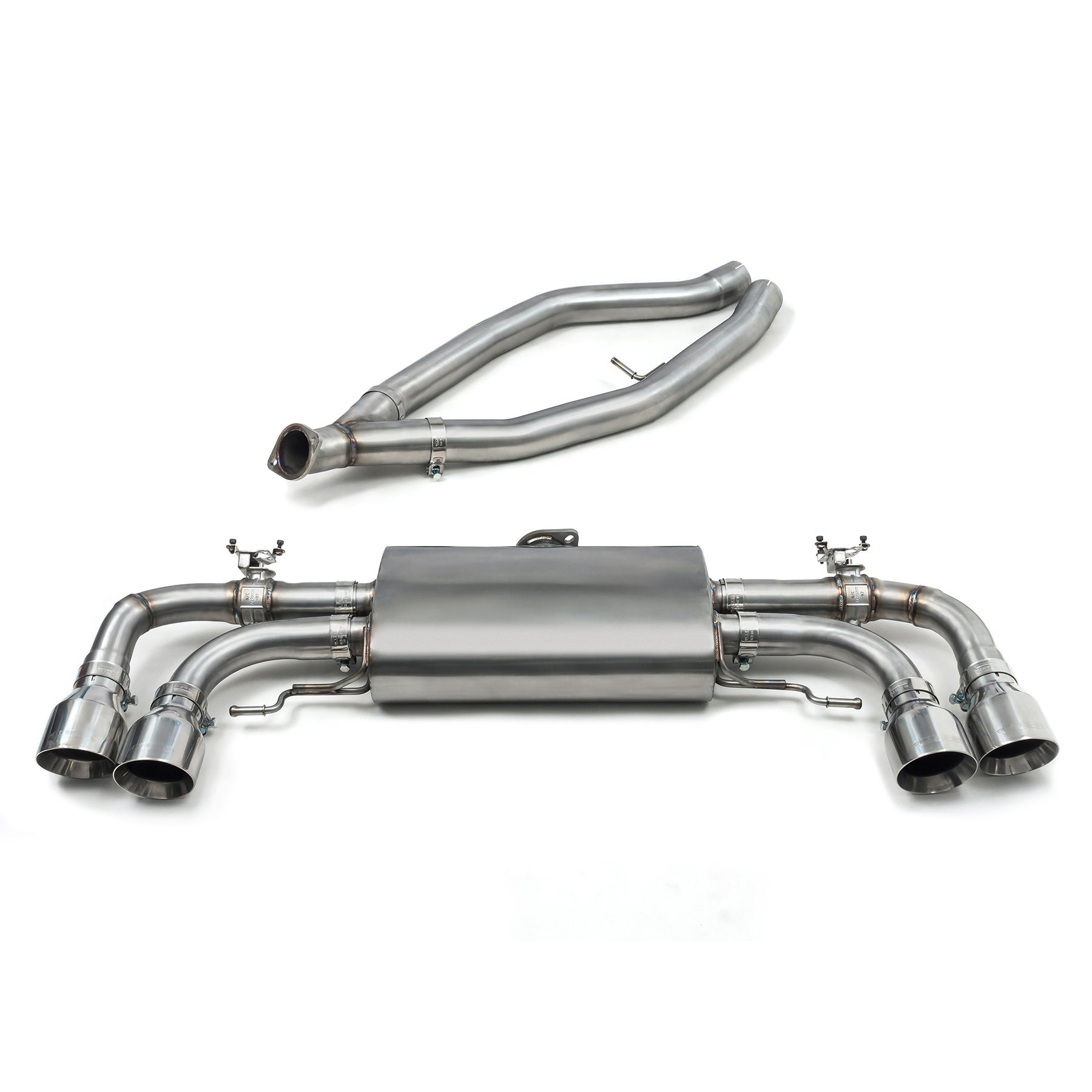 Cobra Sport BMW M440i (G22/G23) (22>) Valved Quad Exit GPF/PPF Back Performance Exhaust - Wayside Performance 