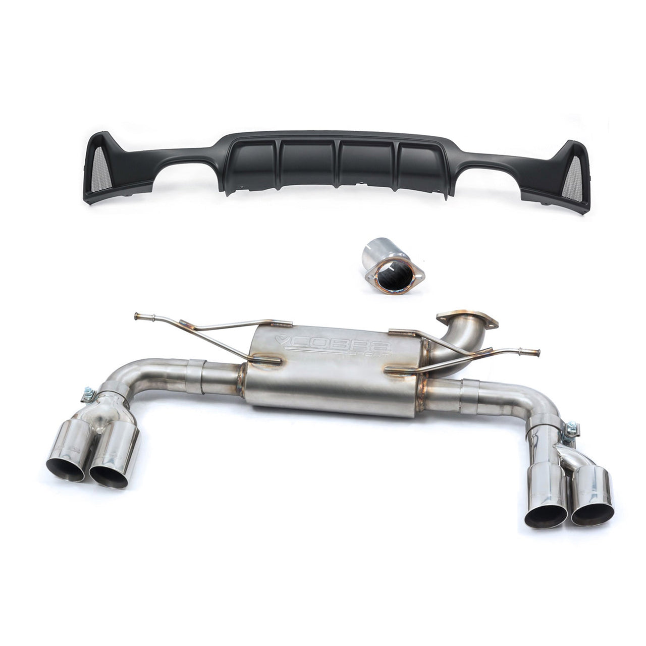 Cobra Sport BMW 420i (F32/F33/F36) (13-20) Quad Exit M4 Style Performance Exhaust Conversion - Wayside Performance 