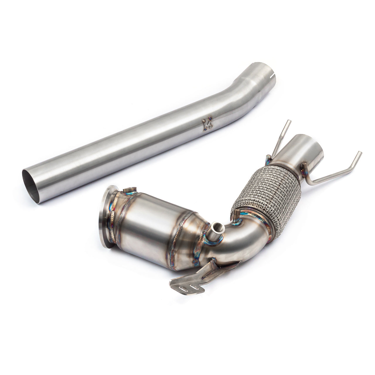 BMW M135i (F40) Front Downpipe Sports Cat / De-Cat To Cobra Sport Performance Exhaust Package - Wayside Performance 