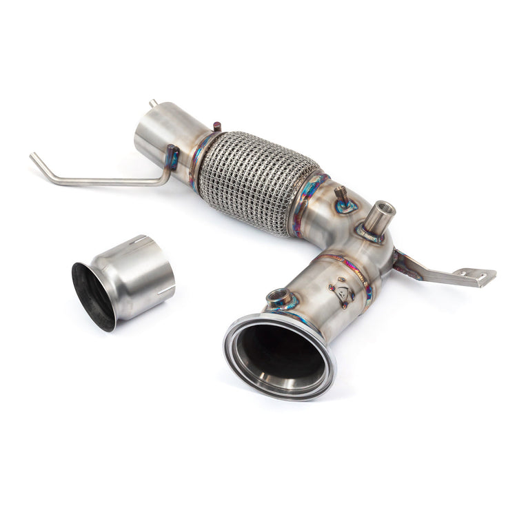 BMW M135i (F40) Front Downpipe Sports Cat / De-Cat To Standard Fitment Performance Exhaust - Wayside Performance 