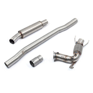BMW M135i (F40) Front Downpipe Sports Cat / De-Cat To Standard PPF Back Performance Exhaust - Wayside Performance 