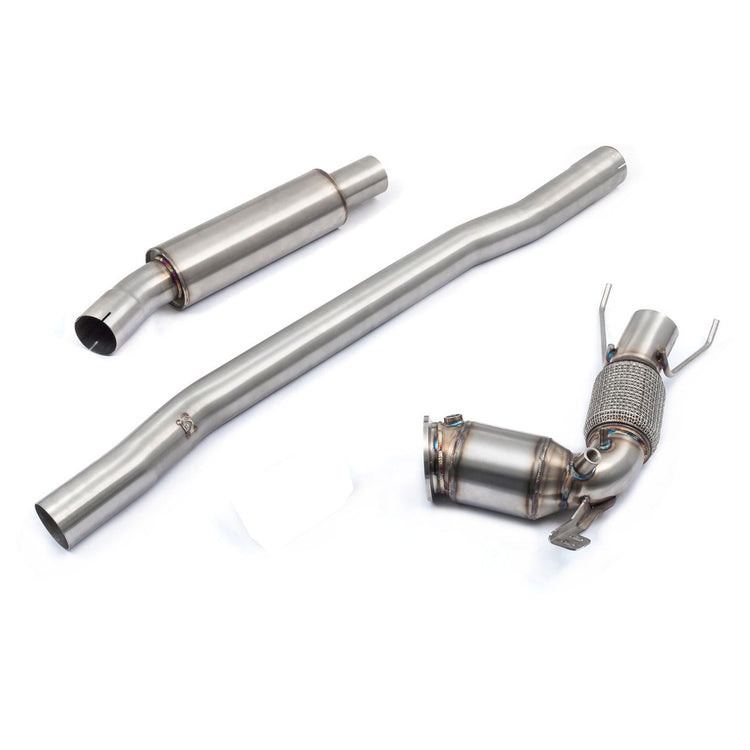 BMW M135i (F40) Front Downpipe Sports Cat / De-Cat To Cobra Sport Performance Exhaust Package - Wayside Performance 