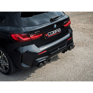 Cobra Sport BMW M135i (F40) Quad Exit GPF/PPF Back M3 Style Performance Exhaust - Wayside Performance 