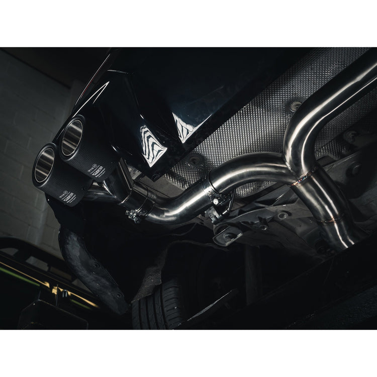 Cobra Sport BMW M135i (F40) Venom Quad Exit Turbo Back M3 Style Race Box Delete Performance Exhaust - Wayside Performance 