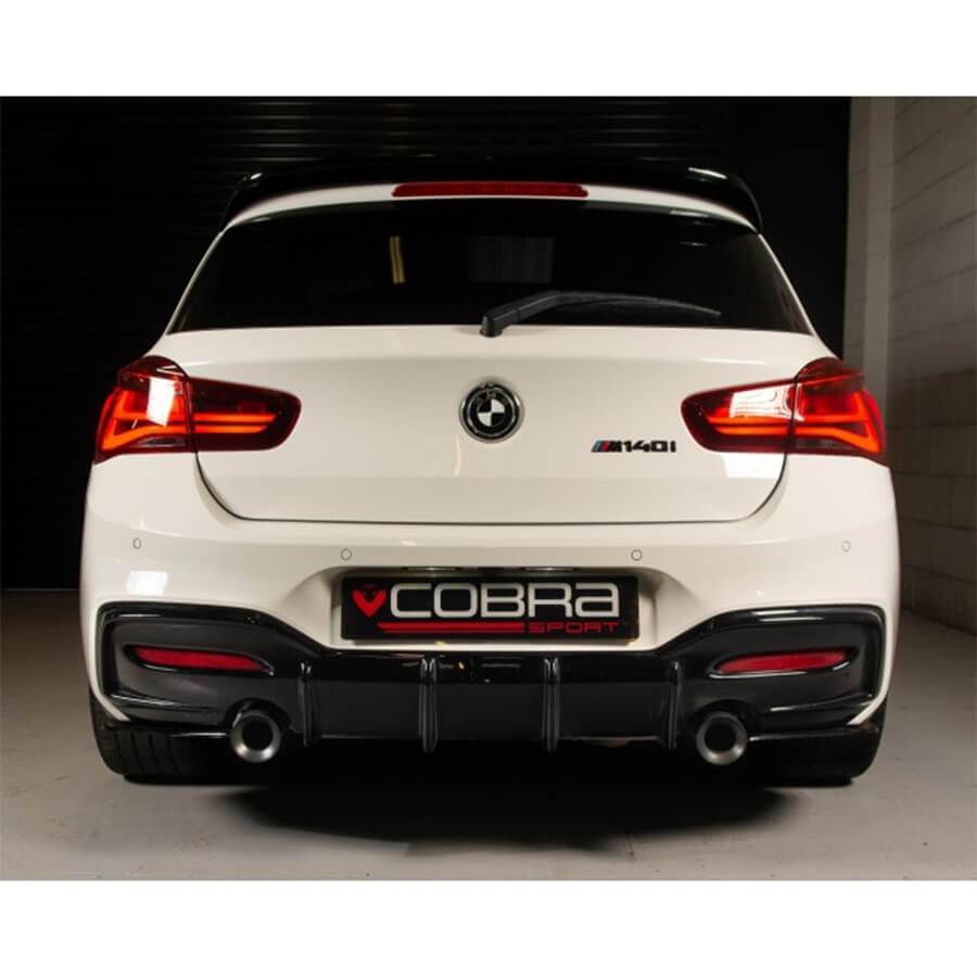 Cobra Sport BMW 340i Exhaust Tailpipes - Larger 3.5" M Performance Tips - Replacement Slip-on OE Style - Wayside Performance 