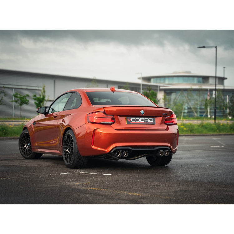 Cobra Sport BMW M2 Competition Venom Race Rear Axle Back (Back Box Delete) Performance Exhaust - Wayside Performance 