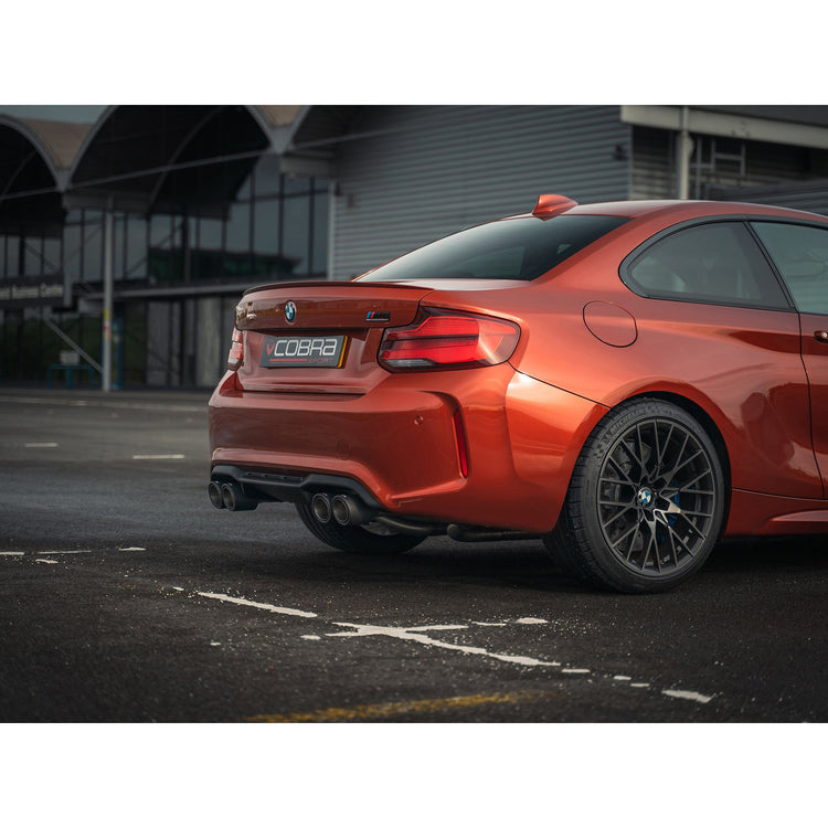 Cobra Sport BMW M2 Competition Venom Race Rear Axle Back (Back Box Delete) Performance Exhaust - Wayside Performance 