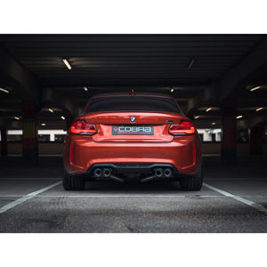 Cobra Sport BMW M2 Competition Venom Race Rear Axle Back (Back Box Delete) Performance Exhaust - Wayside Performance 