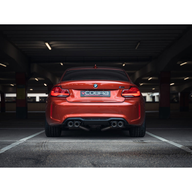 Cobra Sport BMW M2 Competition Venom Race Rear Axle Back (Back Box Delete) Performance Exhaust - Wayside Performance 