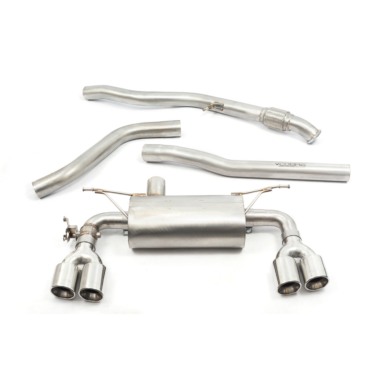 Cobra Sport BMW M2 (F87) Coupe 3" Valved Cat Back Performance Exhaust - Wayside Performance 