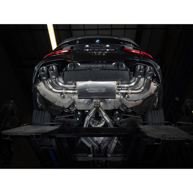 Cobra Sport BMW M440i (G22/G23) (22>) Valved Quad Exit GPF/PPF Back Performance Exhaust - Wayside Performance 