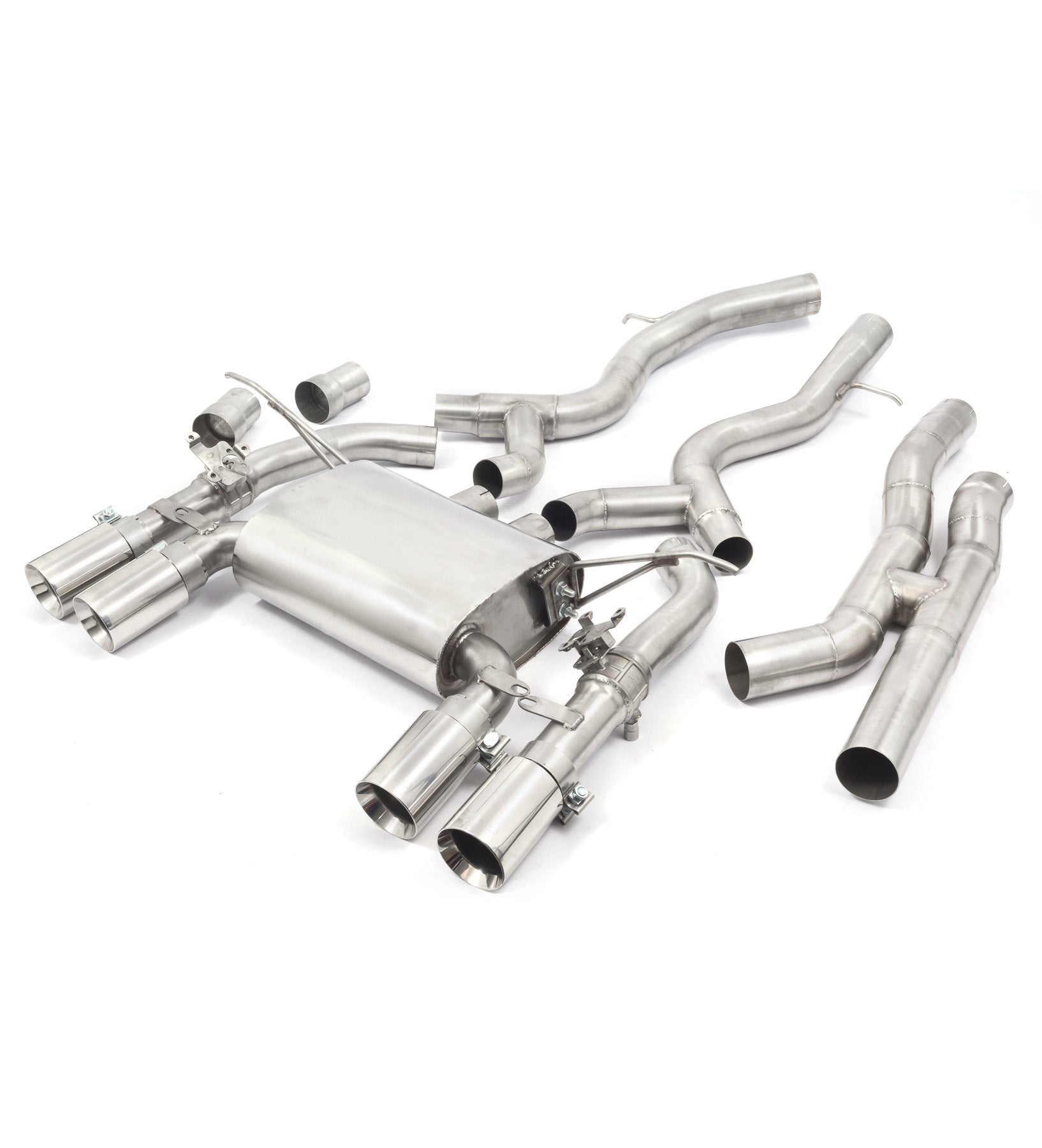 Cobra Sport BMW M4 Competition (F82 LCI) Coupé 3" Valved Secondary GPF Back Performance Exhaust - Wayside Performance 