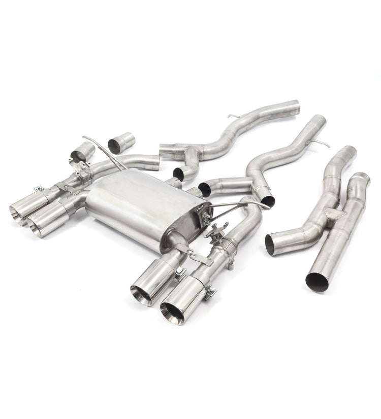 Cobra Sport BMW M4 Competition (F82 LCI) Coupé 3" Valved Secondary GPF Back Performance Exhaust - Wayside Performance 