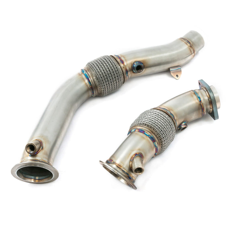 BMW M3 (F80) 3" Primary De-Cat Downpipe Performance Exhaust - Wayside Performance 