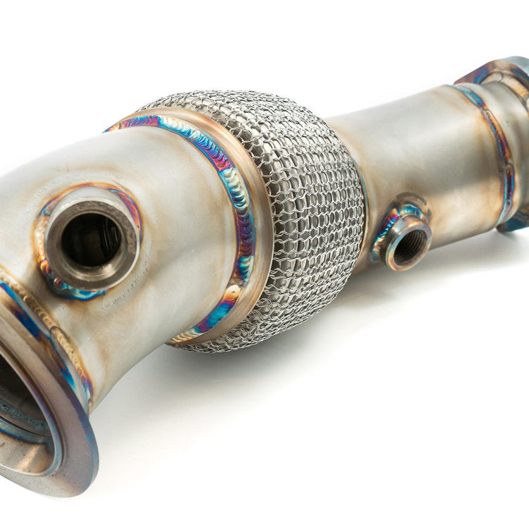 BMW M3 (F80) 3" Primary De-Cat Downpipe Performance Exhaust - Wayside Performance 