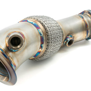 BMW M2 Competition 3" Primary De-Cat Downpipe Performance Exhaust - Wayside Performance 