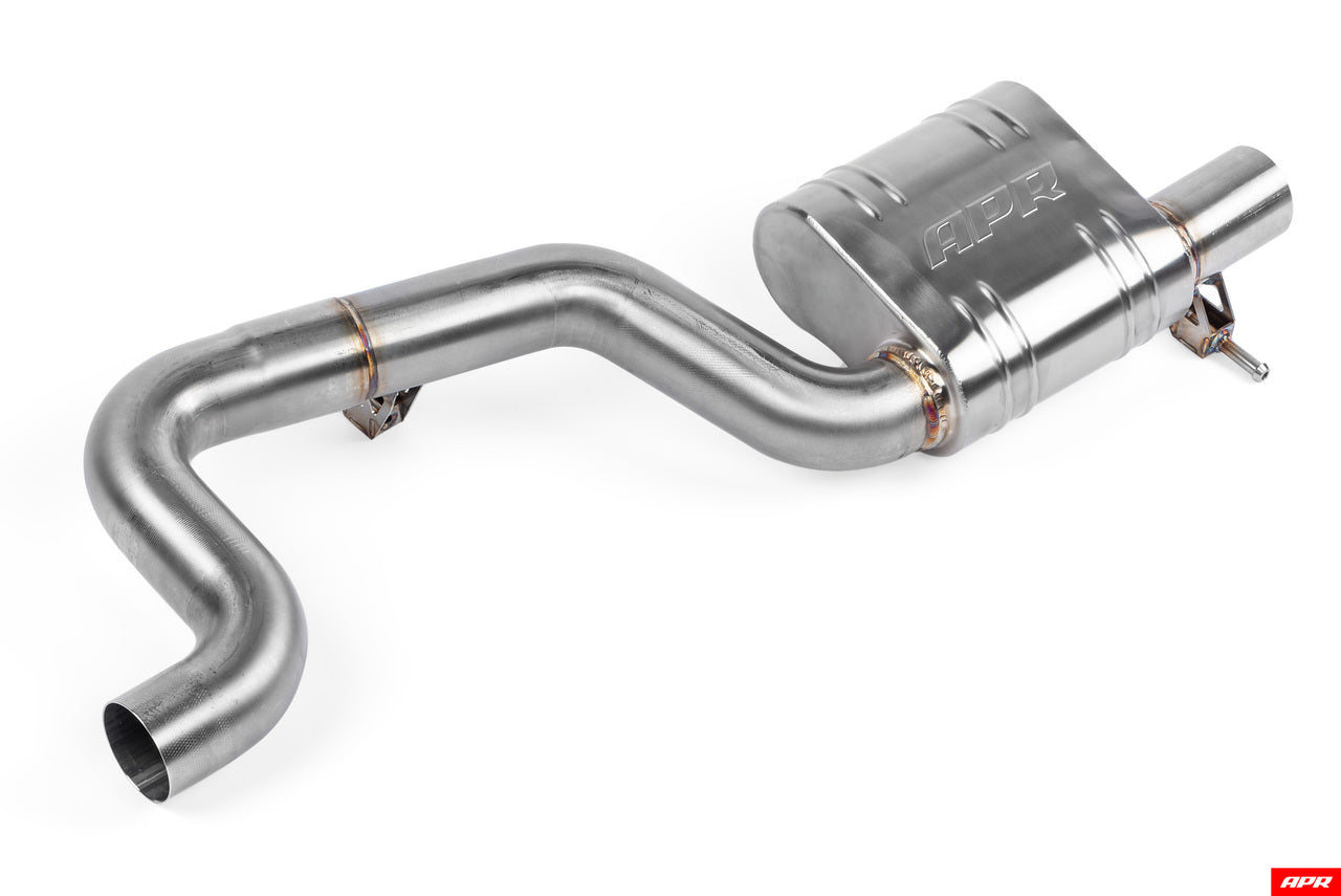APR Non-Valved Non-Silenced Cat Back Exhaust System - Golf Mk7 'R' - Wayside Performance 