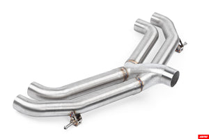 APR Non-Valved Non-Silenced Cat Back Exhaust System - Golf Mk7.5 'R' - Wayside Performance 