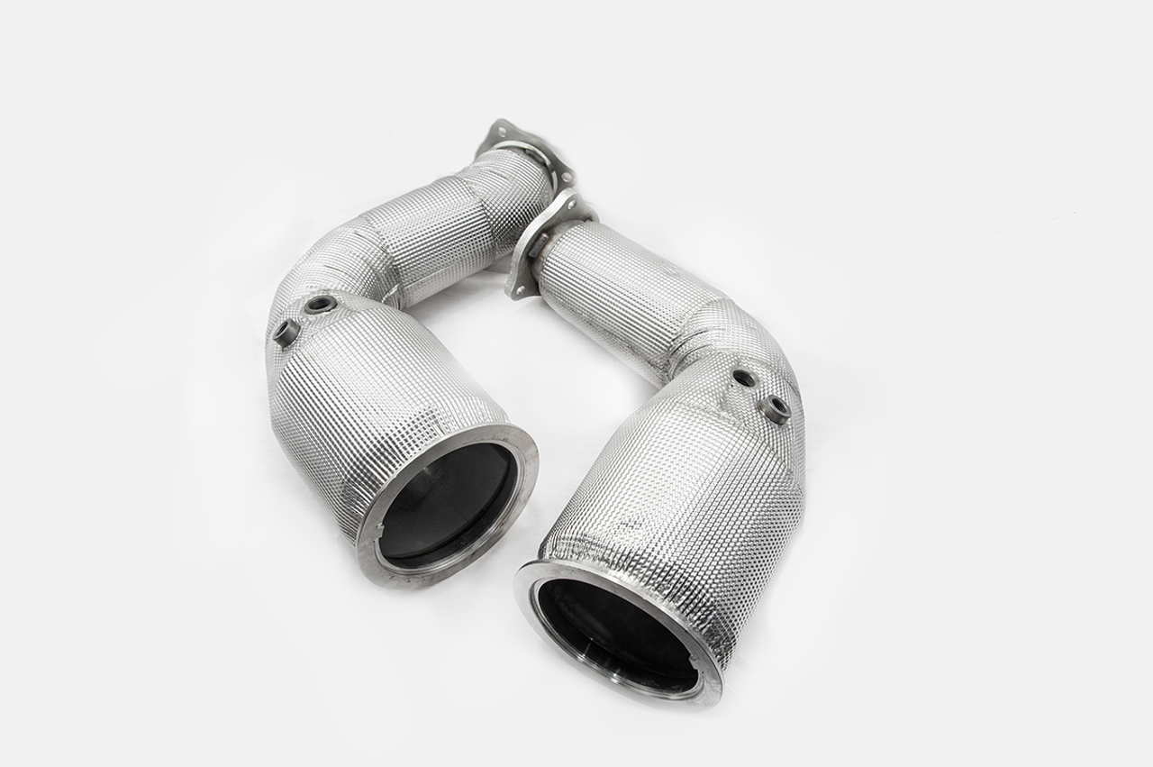 Milltek Large-bore Downpipe and De-cat/GPF Bypass - RS4 B9 - Wayside Performance 