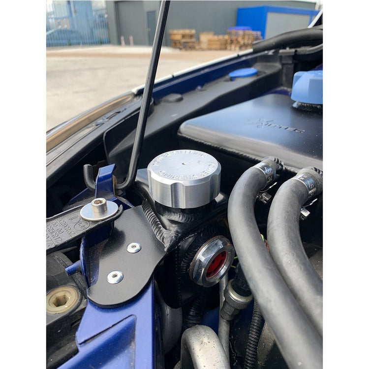Airtec Motorsport Power Steering Tank for Focus Mk2 – With Sight Glass and Cap - Wayside Performance 