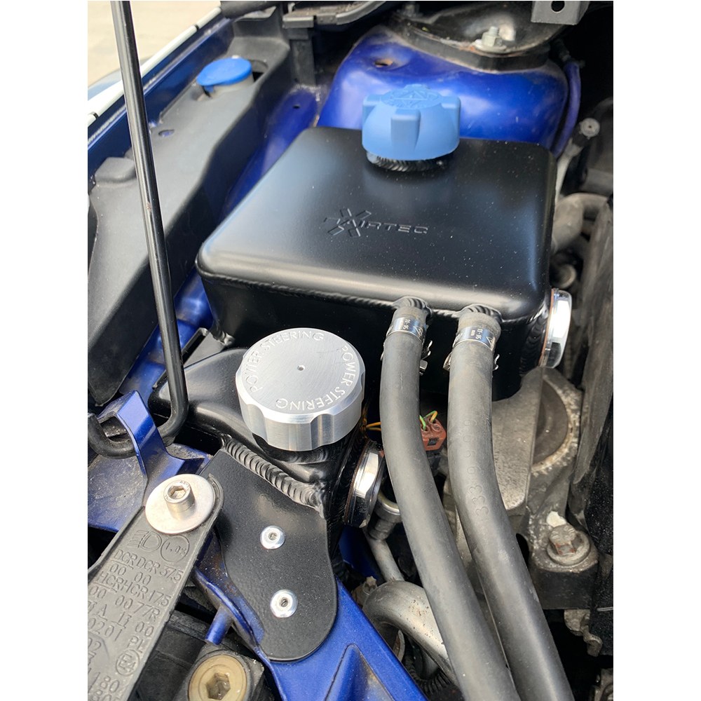 Airtec Motorsport Power Steering Tank for Focus Mk2 – With Sight Glass and Cap - Wayside Performance 