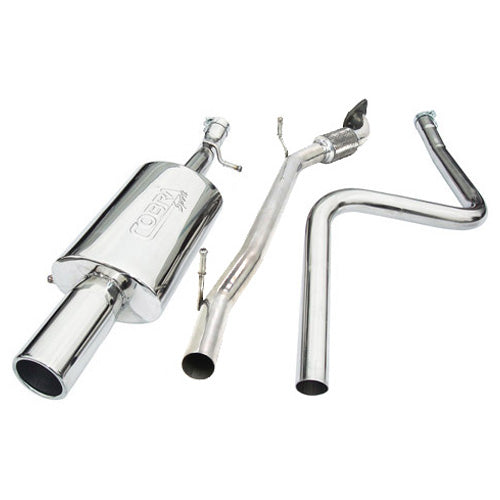 Cobra Sport Ford Fiesta (Mk6) Zetec S Cat Back Performance Exhaust - Wayside Performance 