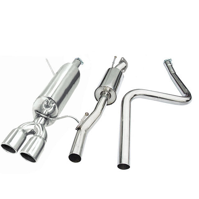 Cobra Sport Ford Fiesta (Mk7) (1.25/1.4/1.6) Cat Back Performance Exhaust - Wayside Performance 