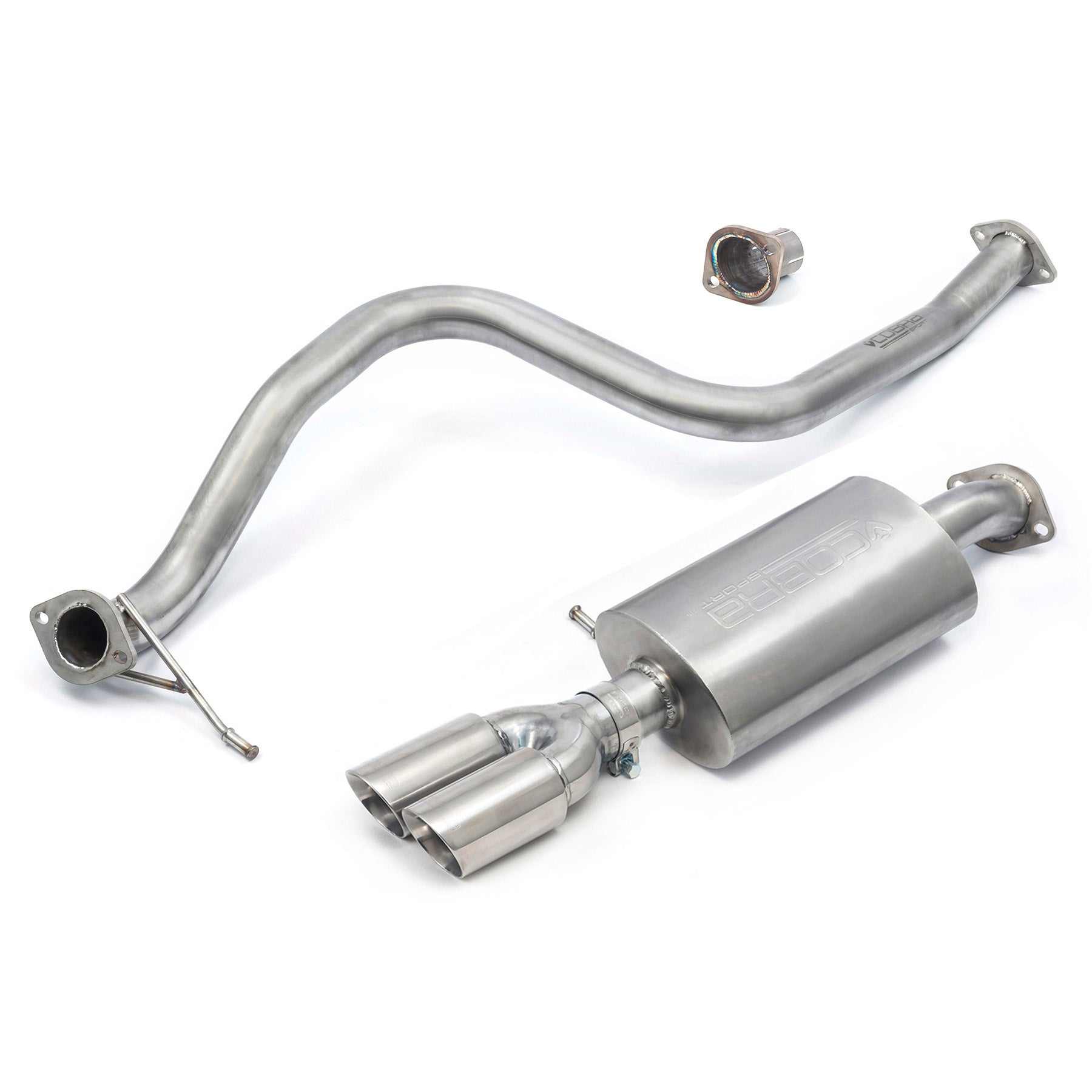 Ford Fiesta (Mk8) 1L EcoBoost ST-Line (ST Style) Twin Tip GPF Back Performance Exhaust - Wayside Performance 